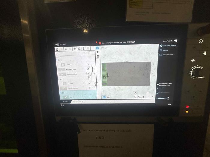 Used 2021 Trumpf Trulaser 1040 Fiber Laser Cutting Machine