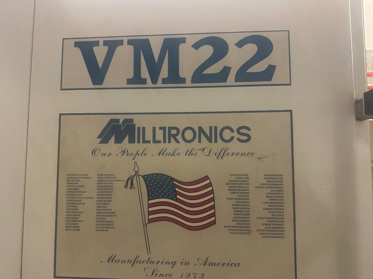 Used 2007 Milltronics VM22 CNC VMC | Centurion 7 | 24 Tool ATC