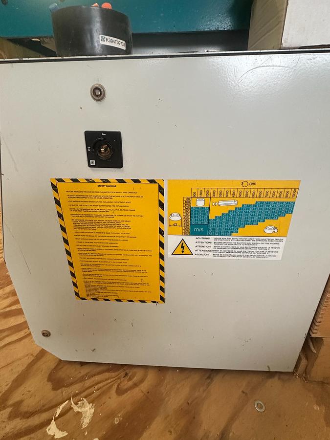 Used 2005 Griggio T220 Spindle Moulder with Comatic AF/34 Feeder