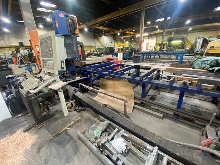 Used 2005 Peddinghaus Avenger MDL1000B CNC Beam Drilling Line
