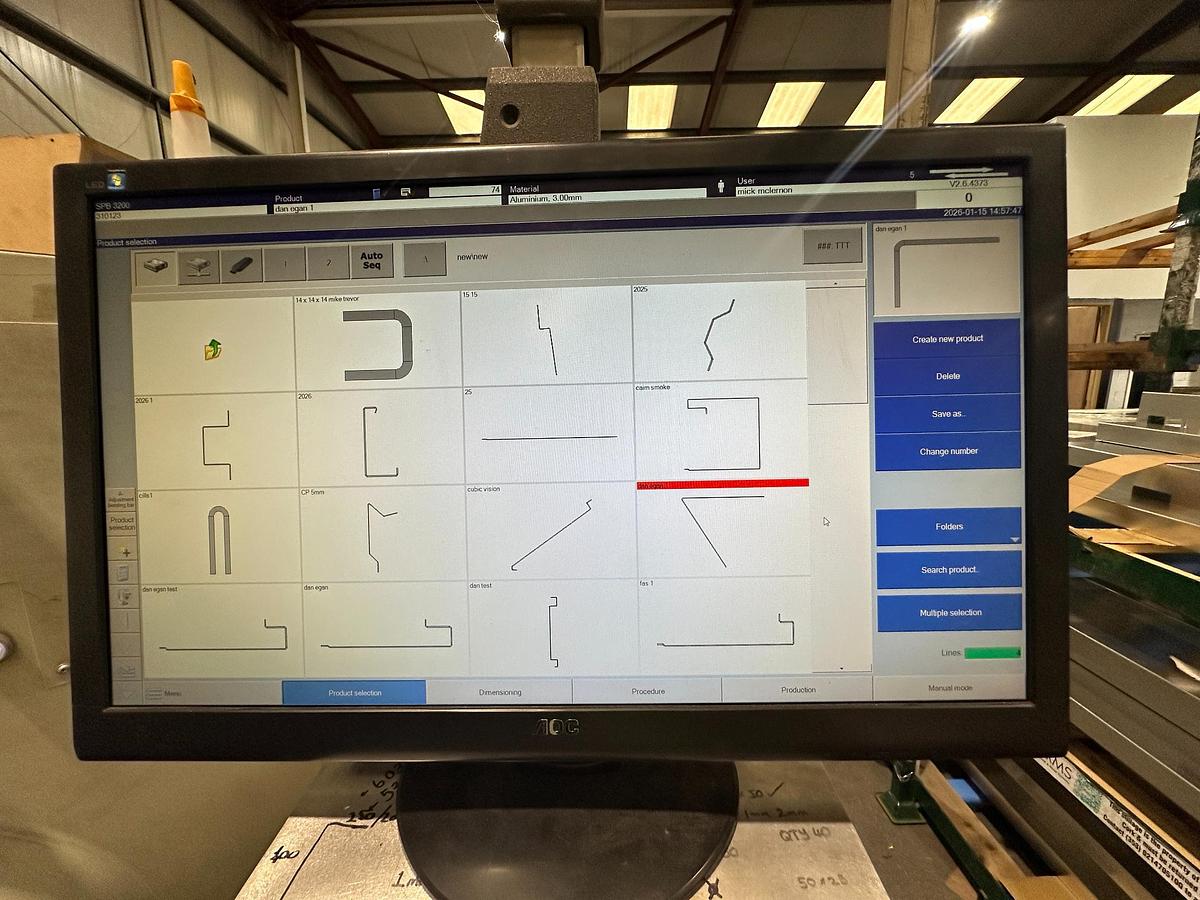 Used 2006 Schroder SPB 3200/3.0 CNC Sheet Metal Folder