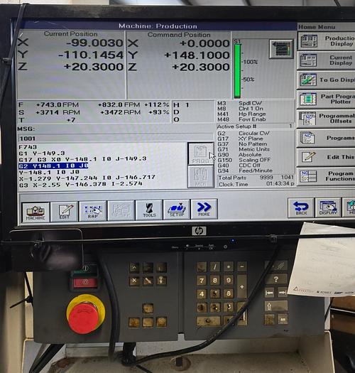 Used 2001 Cincinnati Arrow 750 Machining Centre