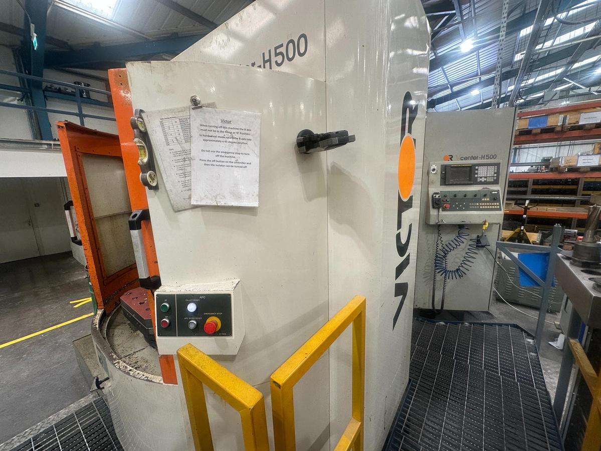 Used Victor H500 Horizontal Machining Centre | 4 Axis CNC | Includes Tooling | For Sale