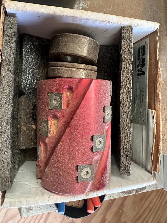 Used 2005 Griggio T220 Spindle Moulder with Comatic AF/34 Feeder