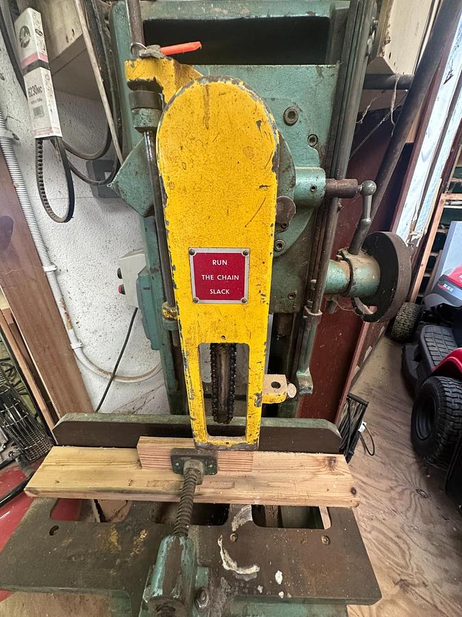 Used Dominion B.A.A. Chain Mortiser for Sale | Woodworking Mortising Machine Ireland