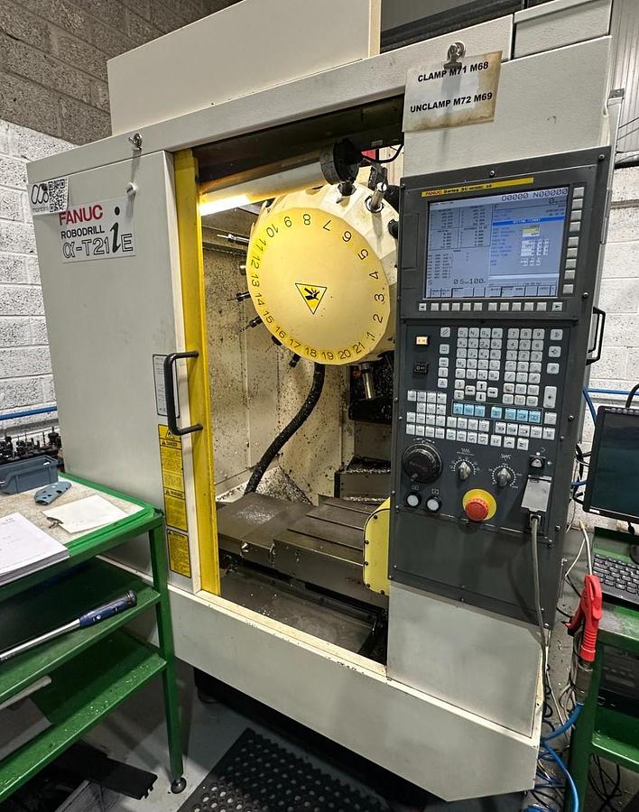 Used 2007 Fanuc Robodrill T21iE 5-Axis CNC | Fanuc 31i | Nikken 5AX-130FA (2017)