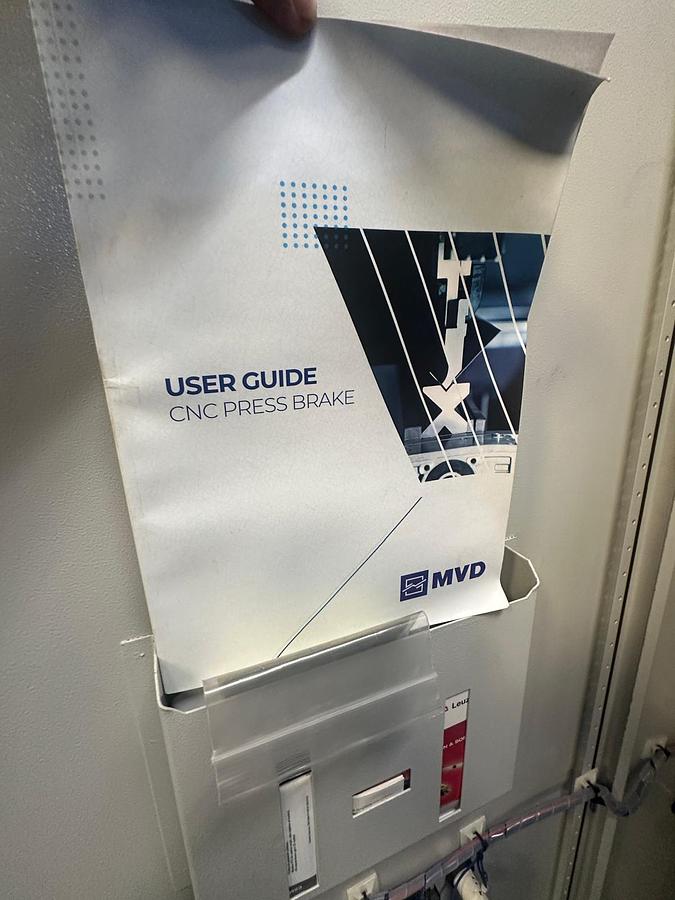 Used 2021 MVD A175-3700 Hydraulic Pressbrake – ESA S660W Graphic CNC Control