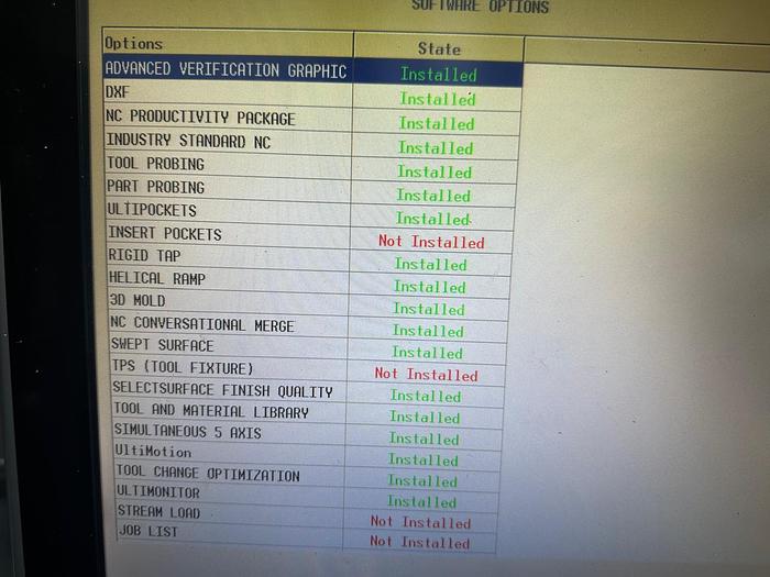 Used 2016 Hurco VMX60SRTi 5 Axis Machining Centre