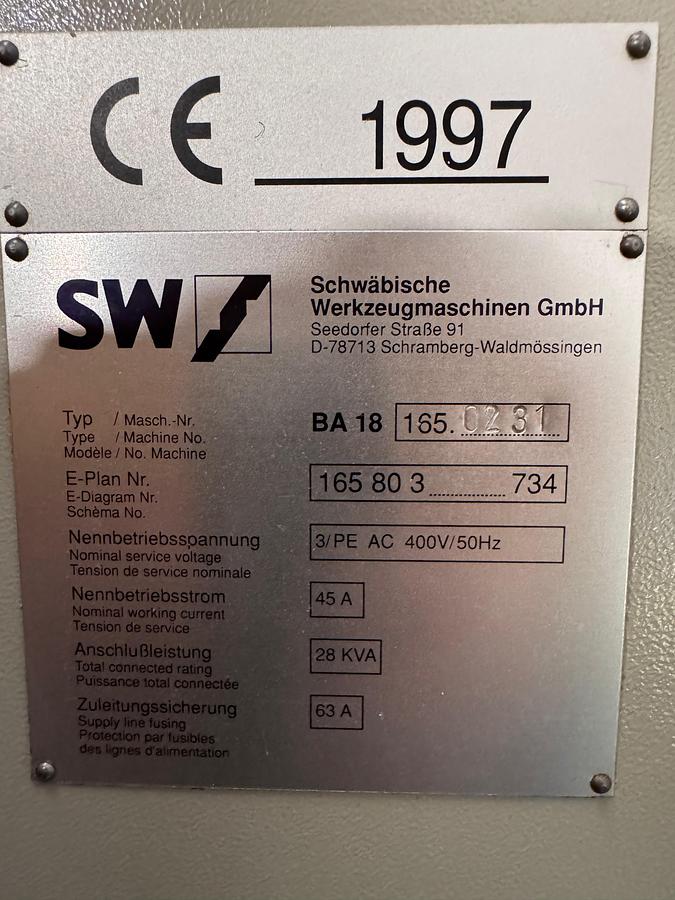 Used Heckler & Koch BA 18 CNC Machining Centre | 4 Axis | Siemens Sinumerik