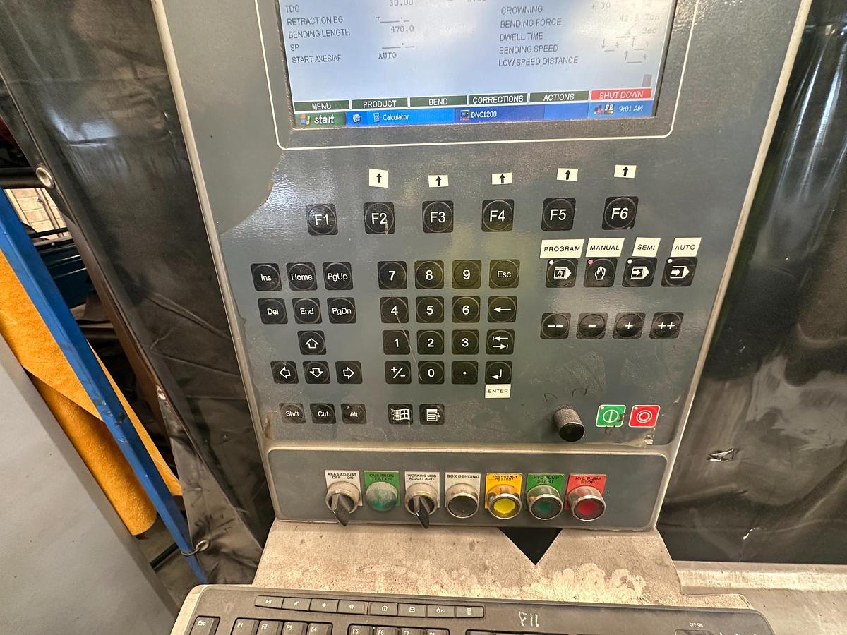Used 2013 Durma AD-S 40175 CNC Press Brake – 6 Axis – Cybelec ModEva 10S Control