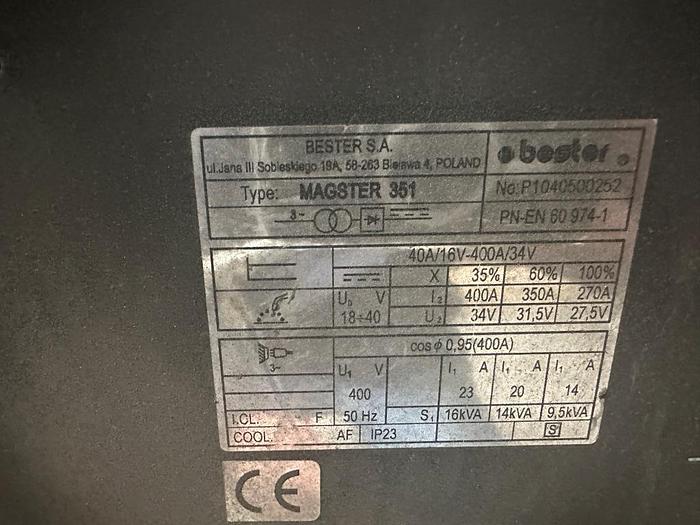 Used Lincoln Bester Magster 351 MIG Welder