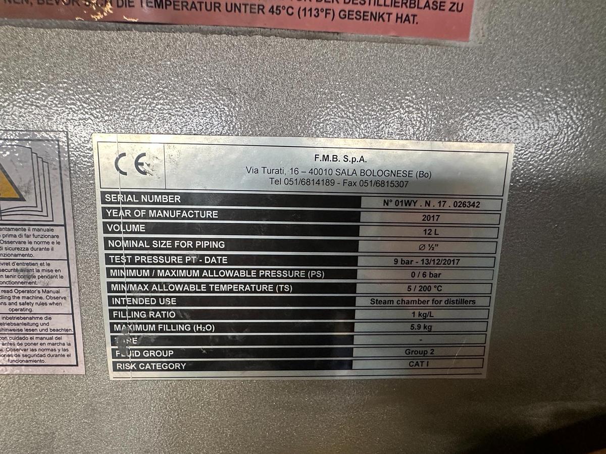 Used 2018 Union MDMV 1 Vacuum Metal Degreasing Machine – 50kg