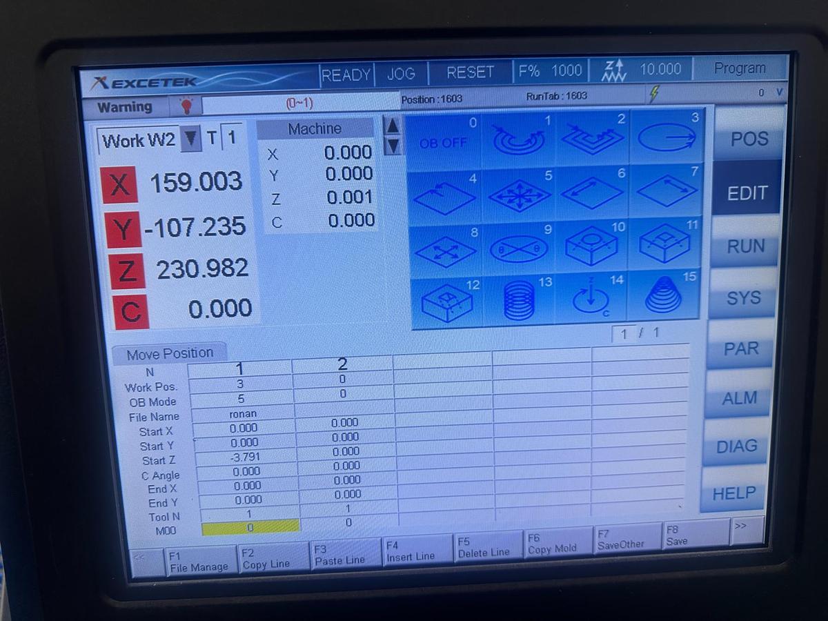 Used 2023 Excetek ED400C CNC Die Sink EDM Machine