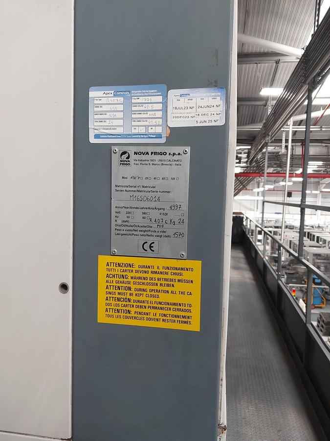 Used 1997 Novo Frigo Modular Chiller β Type R65 β For Sale in Ireland