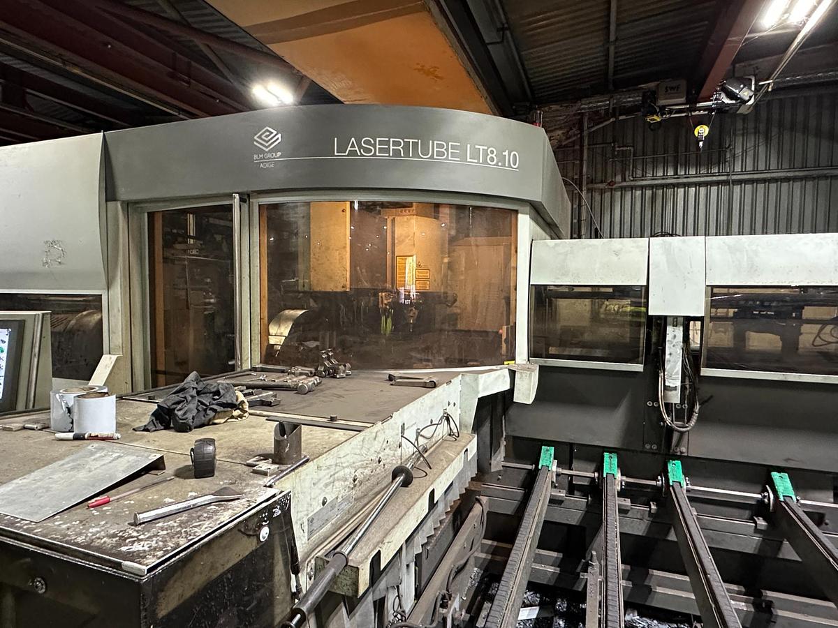 Used 2016 BLM Adige LT8.10 Tube Laser 3.5kW CO2 3D Cutting | For Sale Ireland