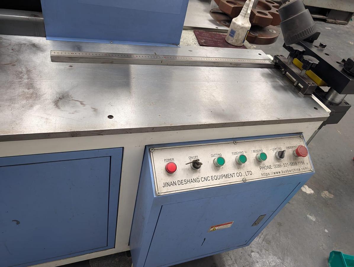Used 2022 Jinan Deshang DS-303SK-B CNC 3-in-1 Busbar Processing Machine – Excellent Condition