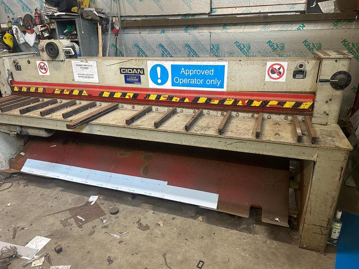 Used 1999 Cidan MS-R-31/3.5 Guillotine Shears