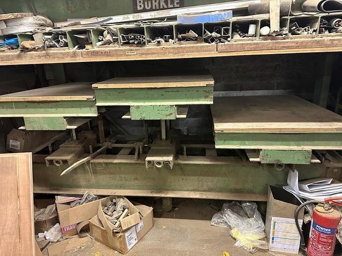 Used Burkle FPMU 250/120 Veneer Press