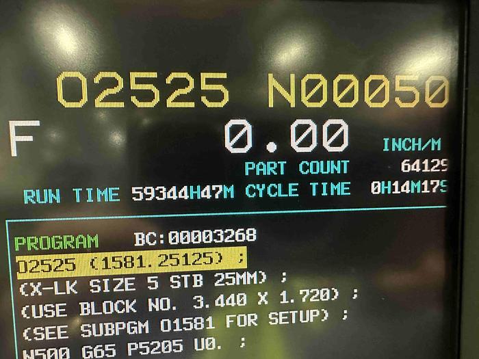 Used 2002 Makino A51 Horizontal Machining Centre