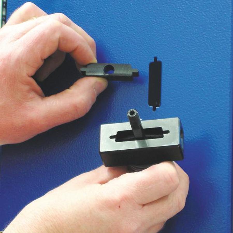 Alfra 01370 - Blechlocher® Sub-Min-D 55.7 x 13.9mm Hole Puncher for Connectors