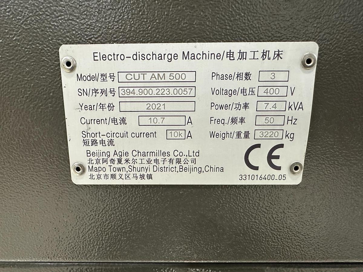 Used 2021 Agie Charmilles CUT AM 500 Wire EDM