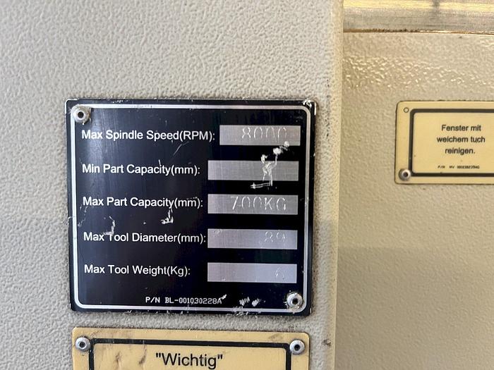 Used 2005 Bridgeport VMC 1000 P3 Machining Center