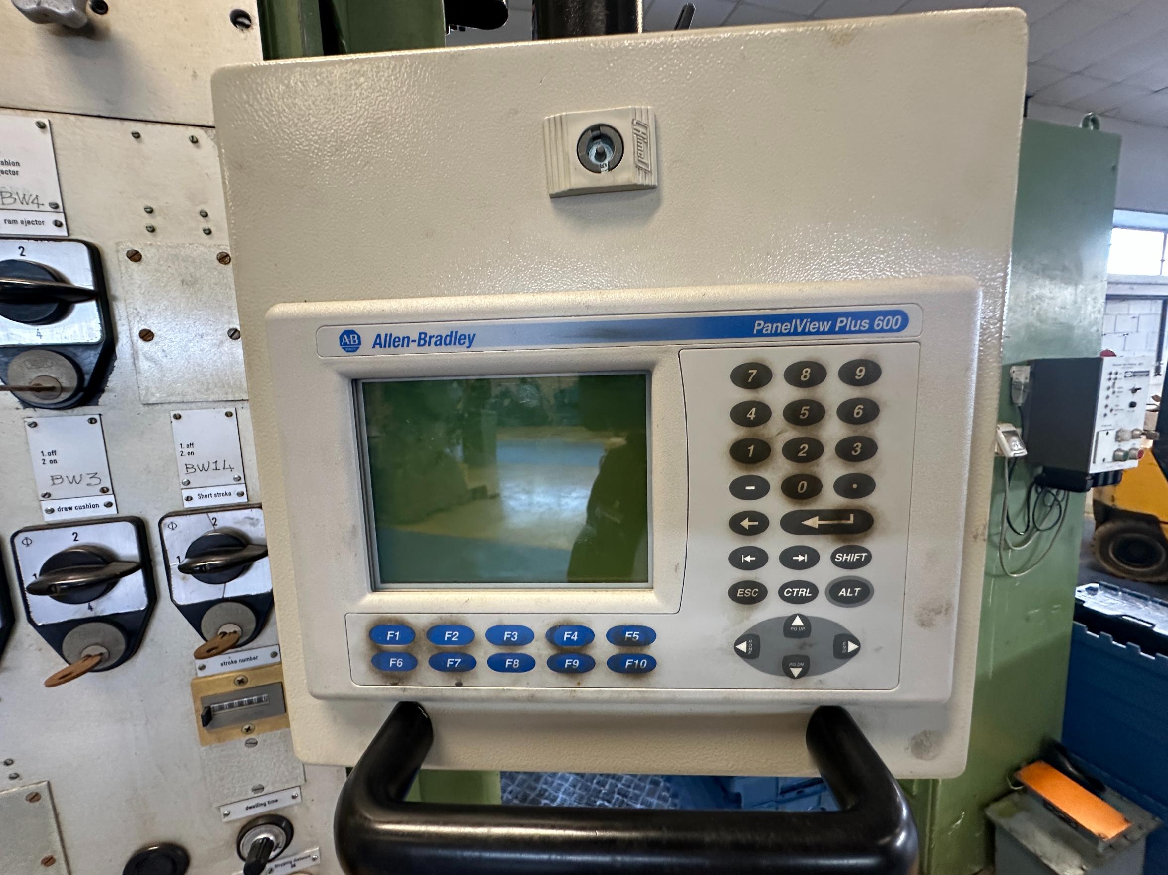 Used 1983 Fritz Müller SDZ 250.6.2 250 Ton Hydraulic Press with Dimeco Coil Line