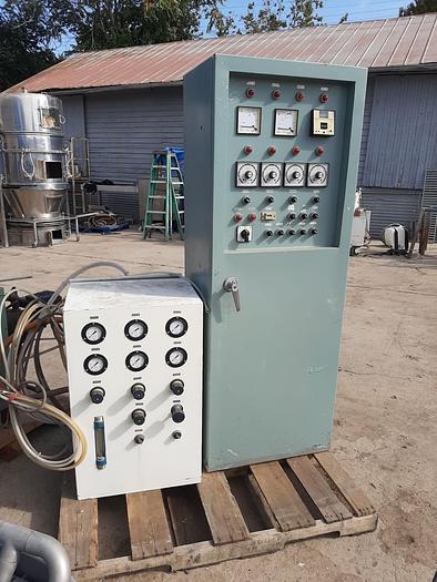 Used Dryer, Fluid Bed, 46" Diameter, Stainless Steel, Steam Heated, 120 Kilograms #S744728