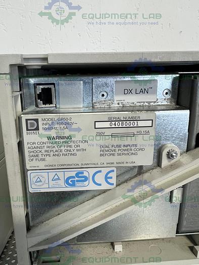  for parts or not working Lot of 5 - Dionex  GP50  Gradient Pump 100-240V