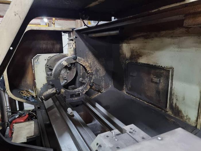 Used 2007 CNC TAKANG LA26-3000 HEAVY DUTY CNC TURNING LATHE MACHINE