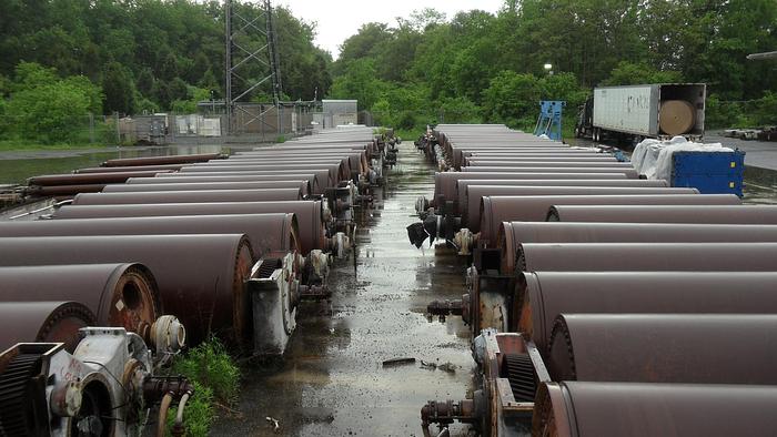 Used 60" DIA  X 162" FACE (1524MM X 4.11M) BLACK CLAWSON, 125 PSI (73)  DRYER CAN