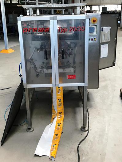 Used BILWENCO DW60-S check weighing machine + PREWAG bag packing machine, type 20/30