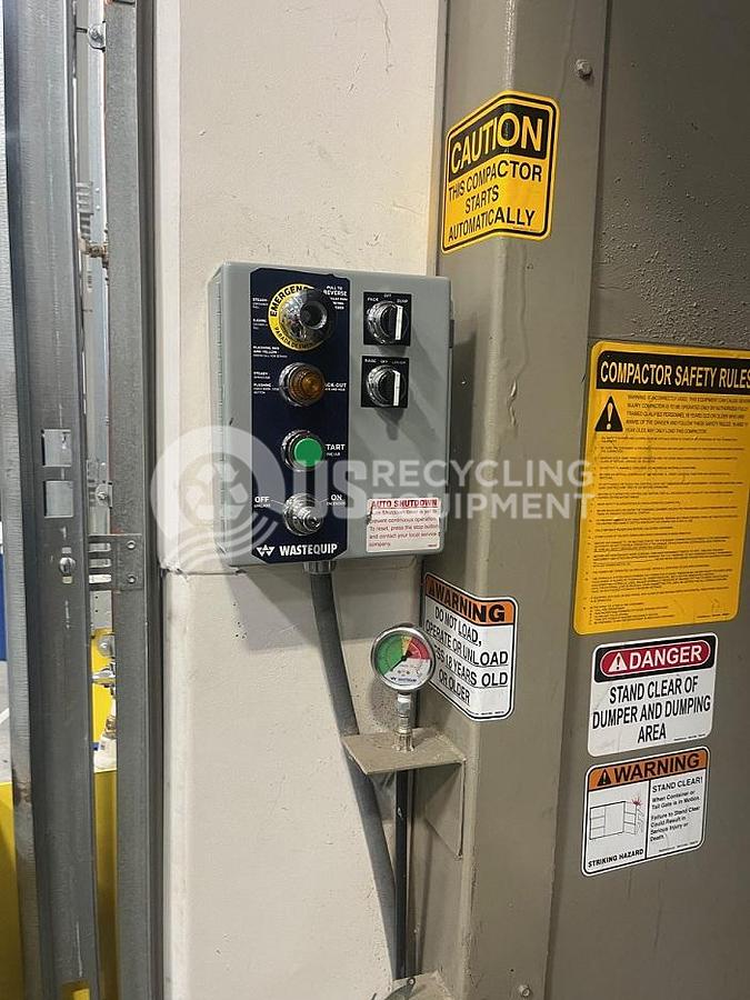 Used 2020 Wastequip Two (2) 345-IP 3YD Stationary