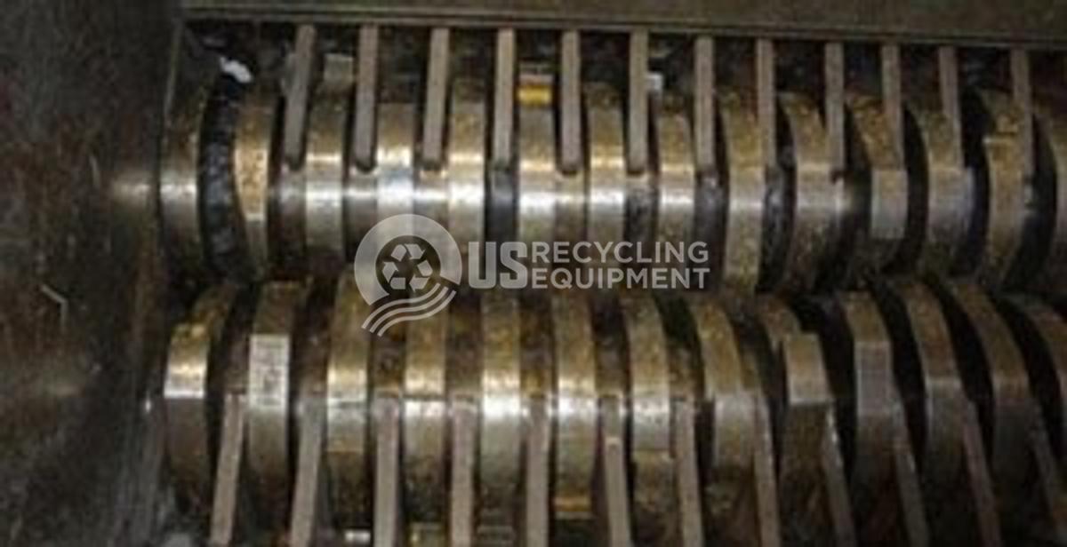 Used SSI M70-E Dual Shaft Shredder System
