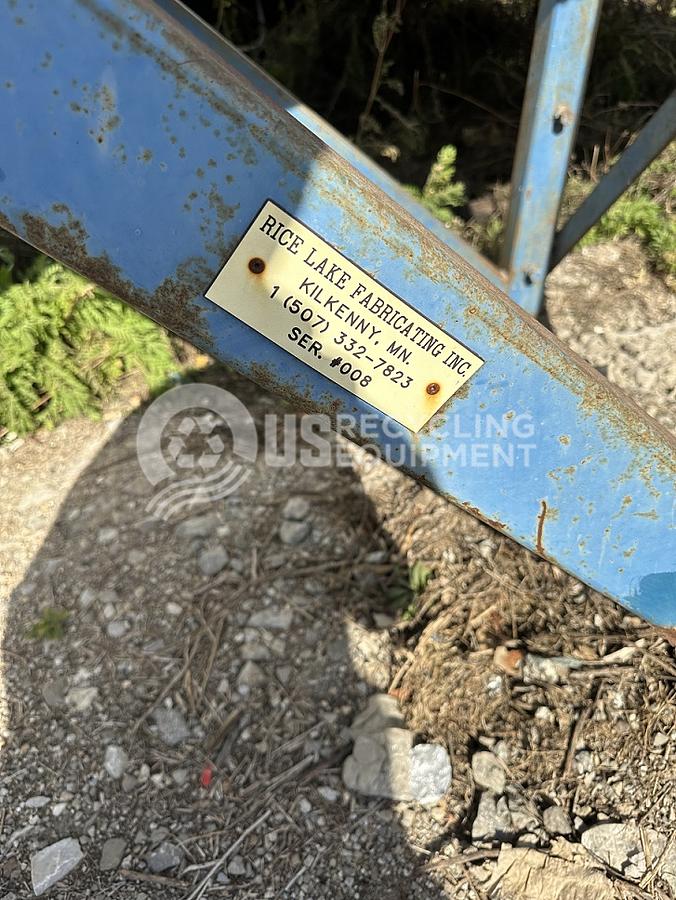 Used Rice Lake Fabricators Inclined Conveyor