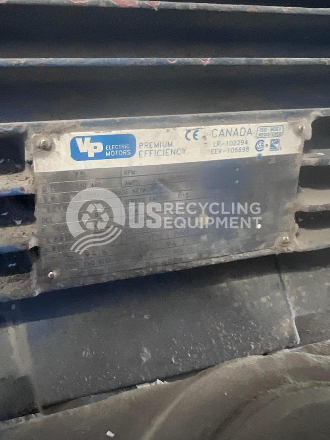 Used Shred-Tech (2) 150 HP Single Shaft Shredder