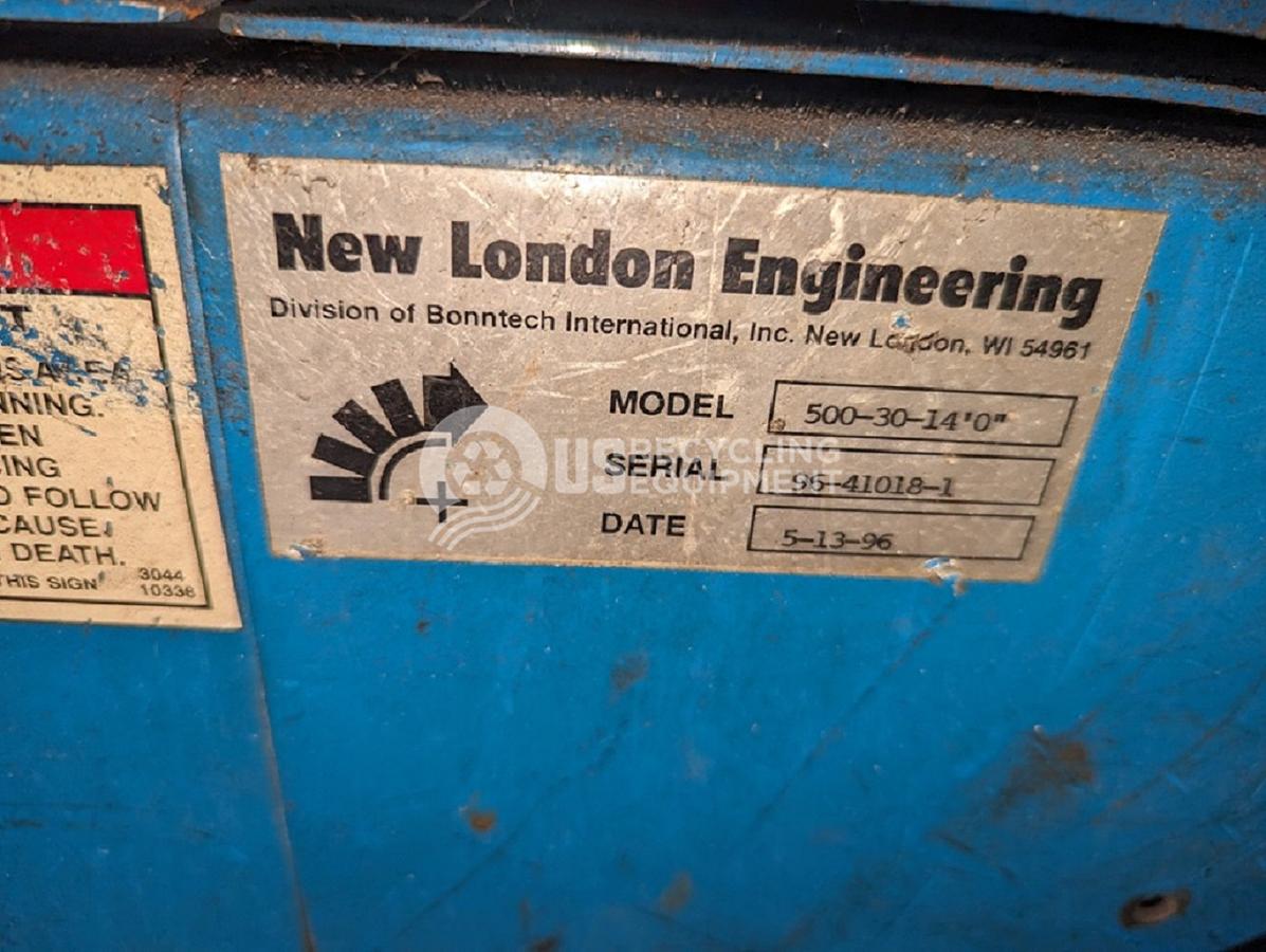 Used New London 14' Infeed Conveyor