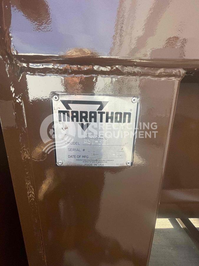 Used 2025 Marathon AST-320 Auger Compactor & 40 Yard Reciever Box