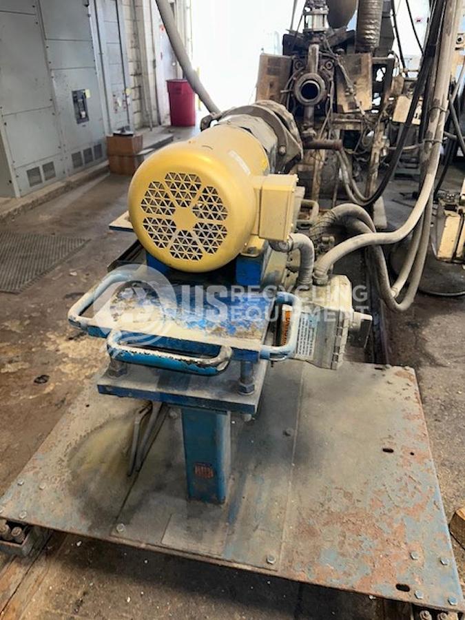 Used Welex 2008732 Single Screw Extruder with Pelletizer