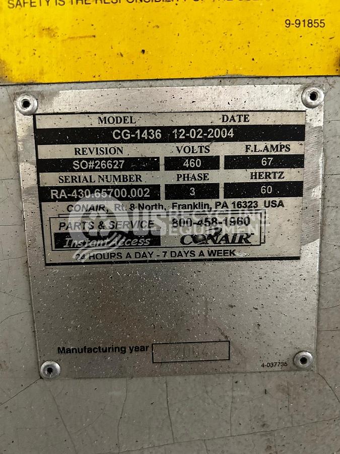 Used Conair 50HP Granulator