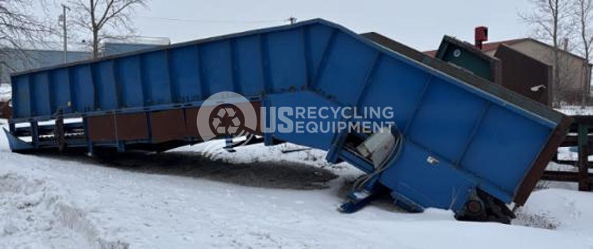 Refurbished 2012 EnduraVeyor 72" Wide Cleated Steel Belt Conveyor