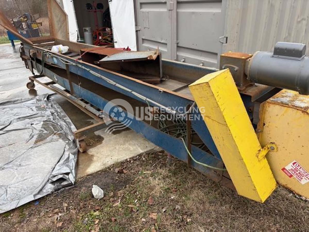 Used RES 17'L X 24"W Conveyor with Magnetic Head Pulley