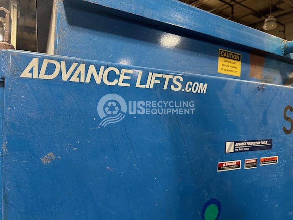 Used Advanced Lifts Two (2) 48" x 70" 4,000LB Gaylord Box Dumpers