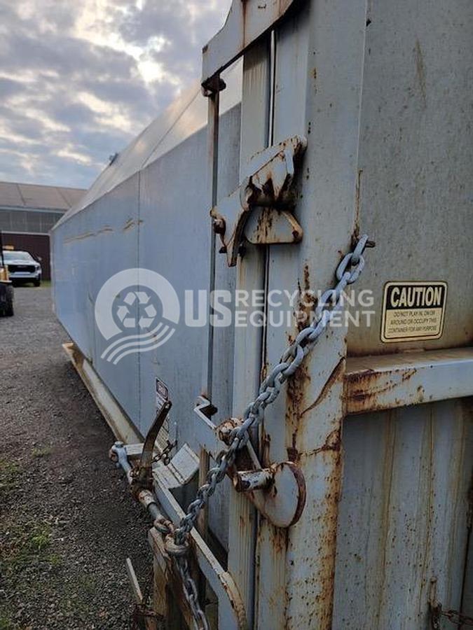 Used Two (2) Northeast Industrial 40 Yard Octagon Receiver Box