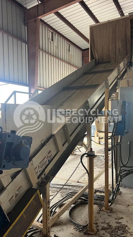 Refurbished 2007 Vecoplan RG-70 Film & Fiber Shredder with Conveyors