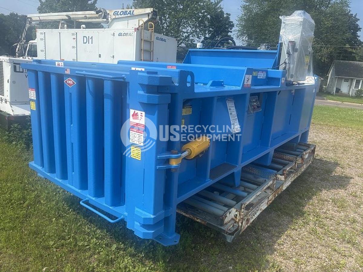 Refurbished Excel EX-63 Closed Door Baler with Conveyor