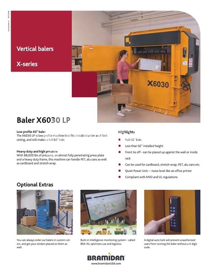 Used 2021 Bramidan X6030 Vertical