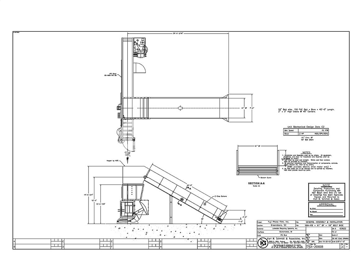 Used IPS CD-865-HS Baler with Feed Conveyor