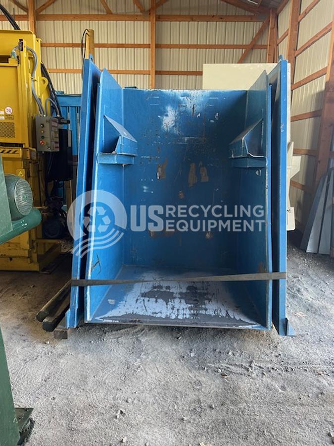Used 2011 Excel EX-62 Full Penetration Baler with Excel Cart Dumper