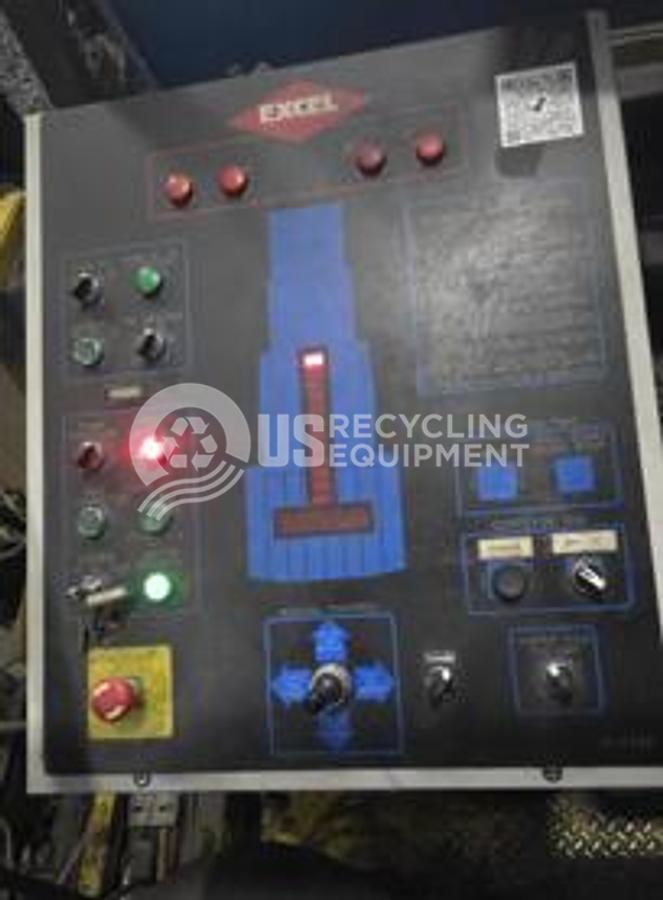 Used 2008 Excel 2R10 Horizontal Baler with Conveyor
